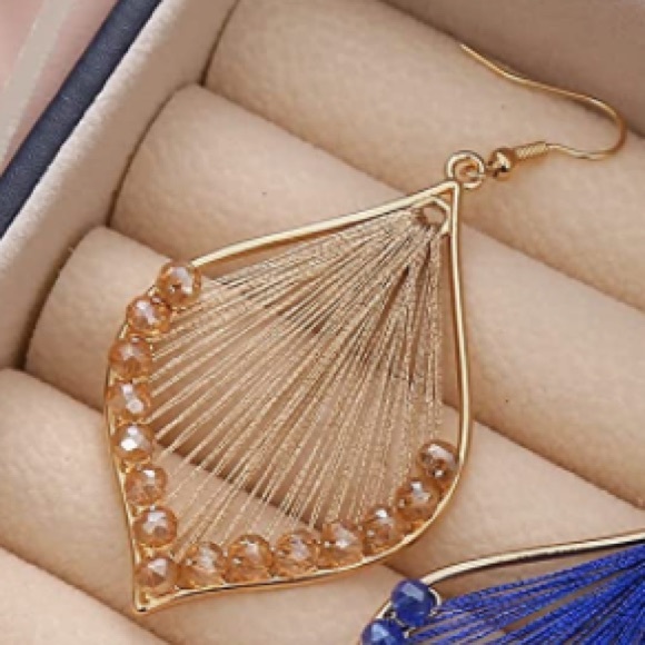 ✨3 for$30✨ NWT Bohemian Woven Earrings ✨Hand Crafted ✨Artisan✨ - Picture 2 of 5